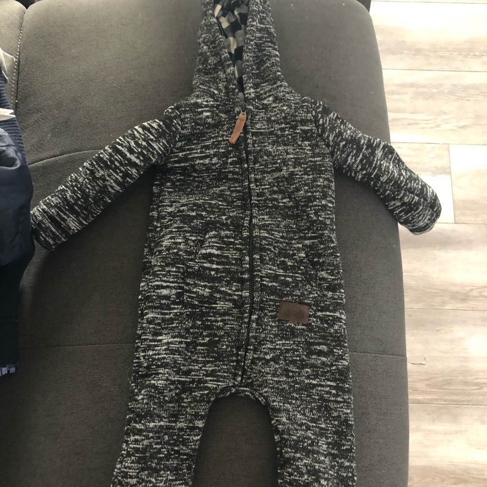 Baby Fleece lined cozy bodysuit